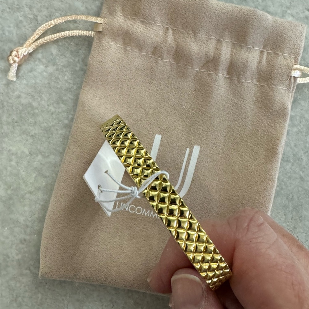 Brand New Gold Uncommon James Risk Taker Cuff Bracelet